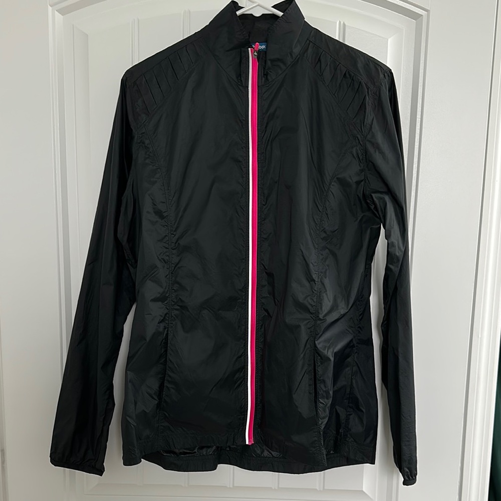 Reebok Black Water-Resistant Thin Jacket - Like New